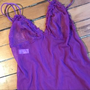 ▪️l i n g e r i e || sheer purple babydoll▪️